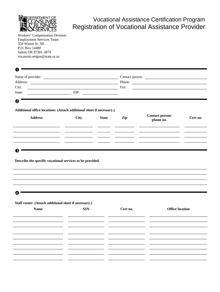 Oregon Authorization  Form