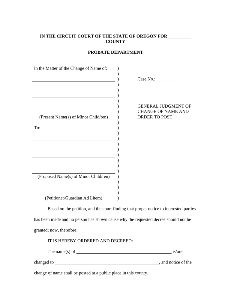 Order Post Form