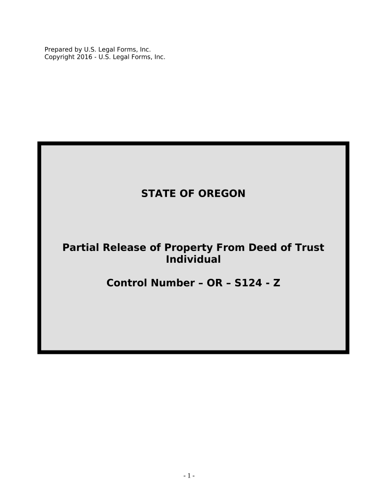 Partial Release Deed  Form