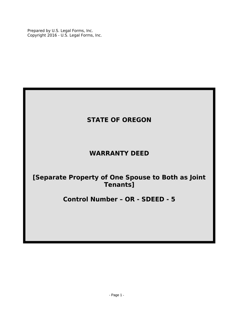 Deed Joint Tenants  Form