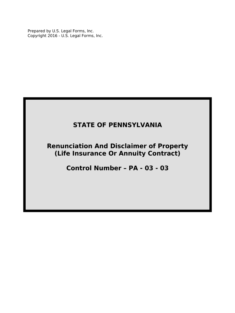 Pa Disclaimer  Form