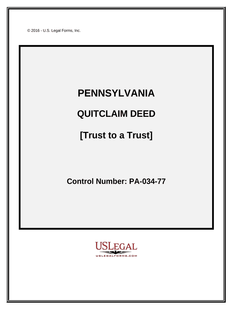 Quitclaim Deed from  Form