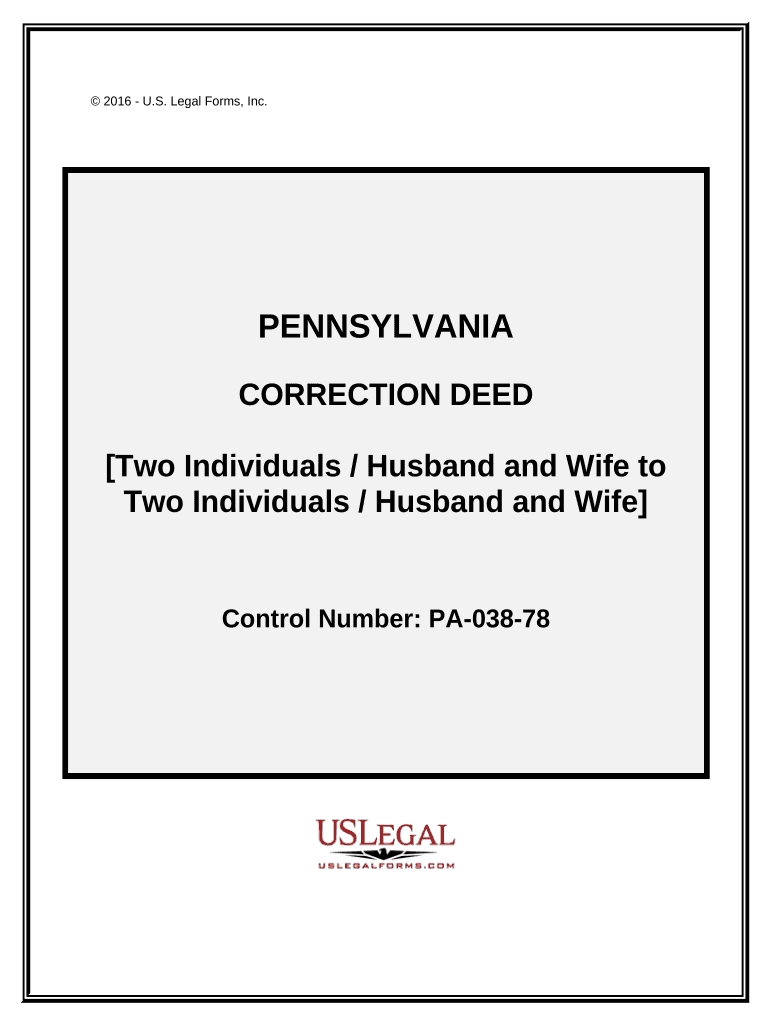 Pennsylvania Correction  Form