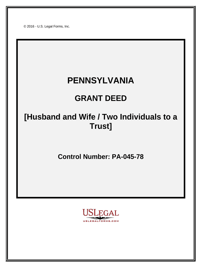 Pa Deed Trust  Form