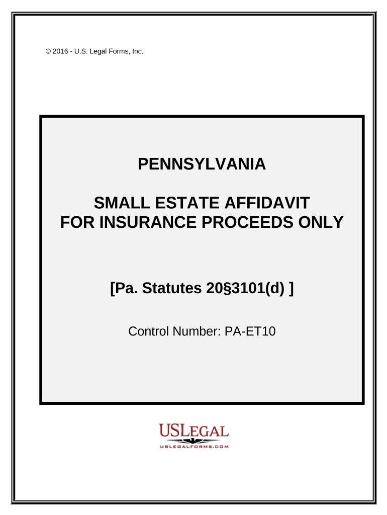 Pa Small Estate  Form