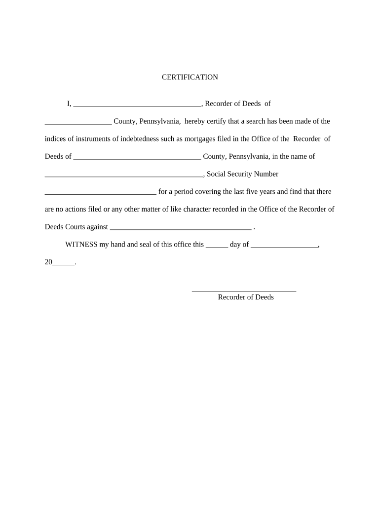 Pa Recorder  Form