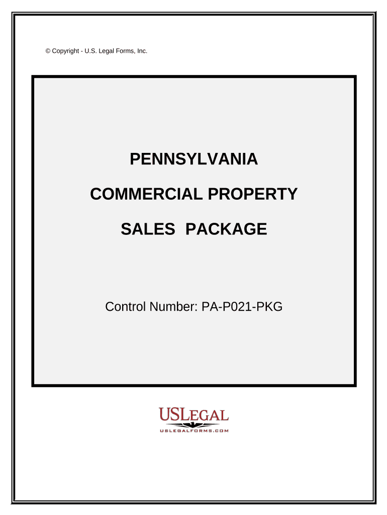 Commercial Property Sales Package Pennsylvania  Form