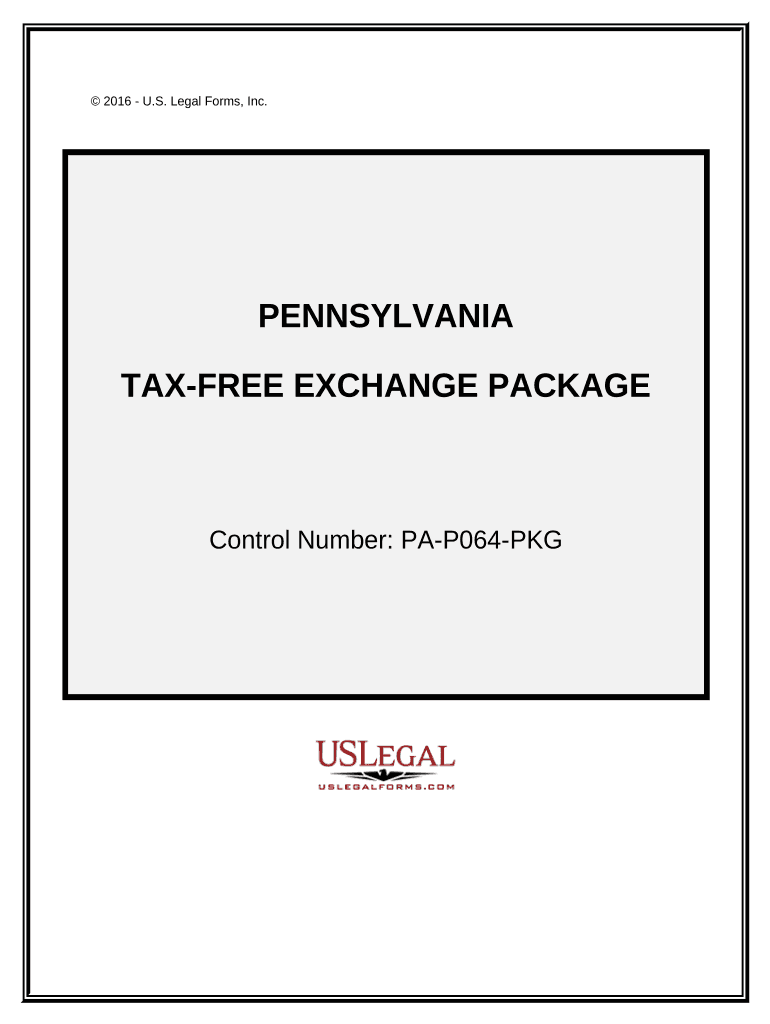 Tax Exchange Package Pennsylvania  Form