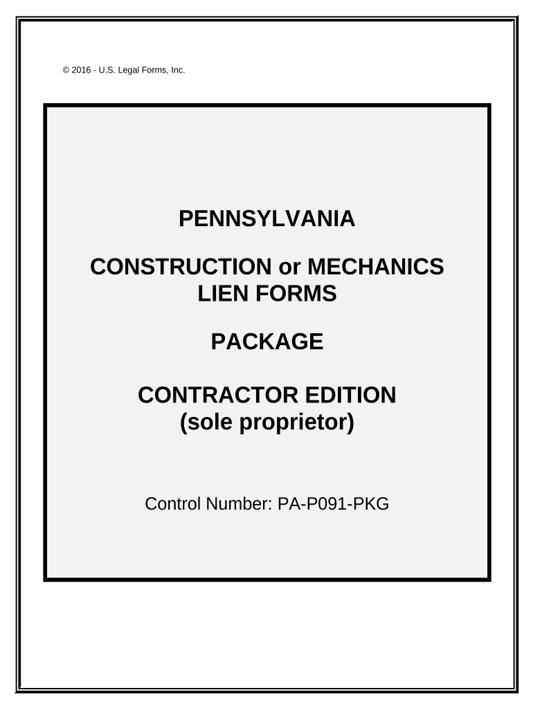 Pennsylvania Mechanics  Form
