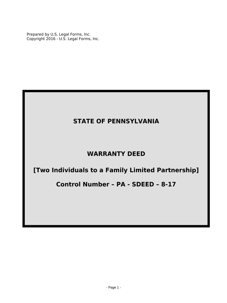 Pennsylvania to Family  Form