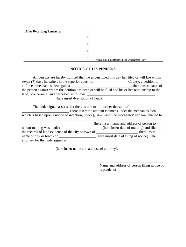 Rhode Island Lis  Form