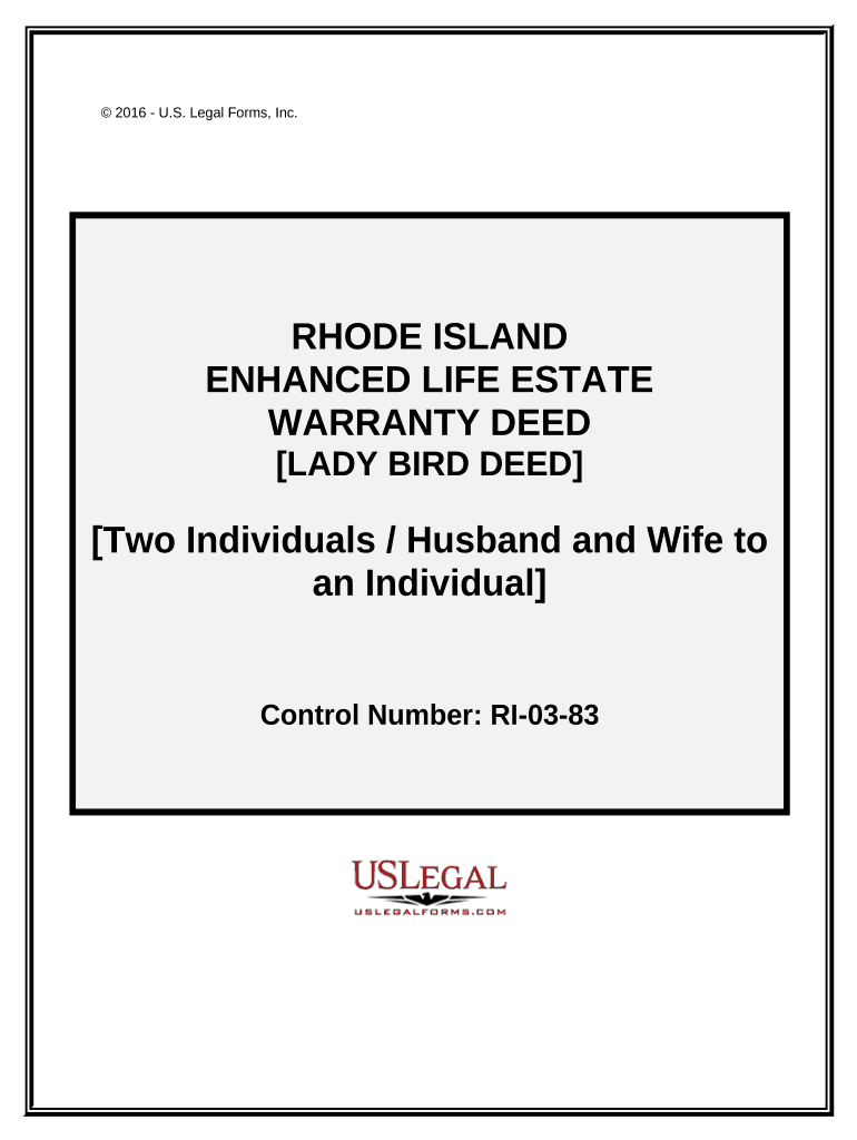 Rhode Island Deed  Form