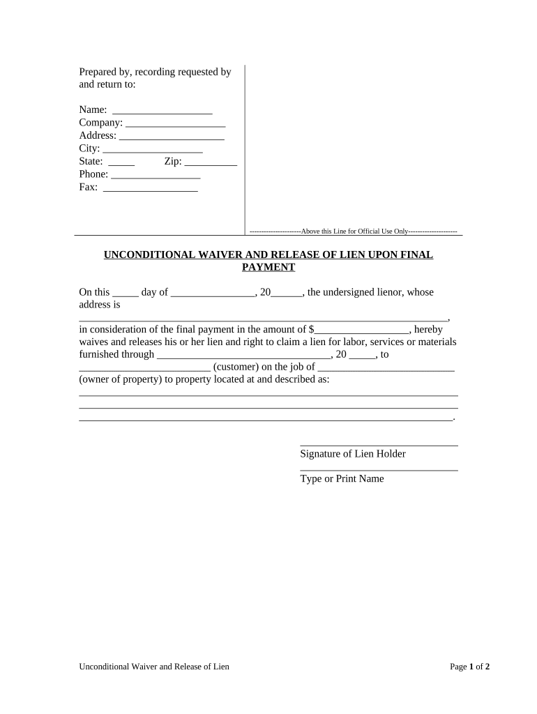 Ri Waiver Form