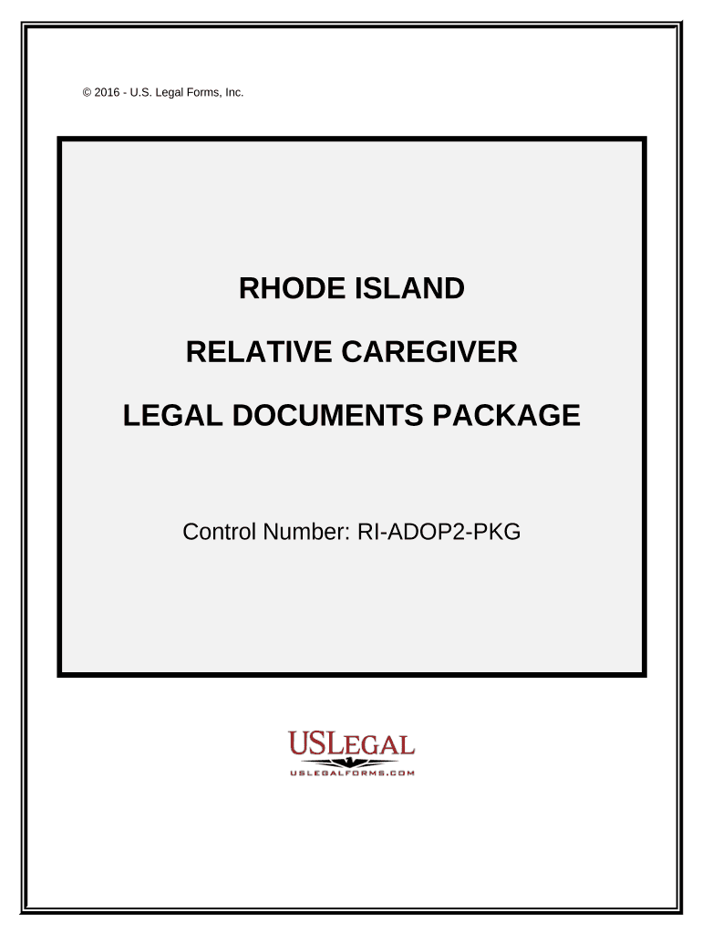 Rhode Island Legal  Form
