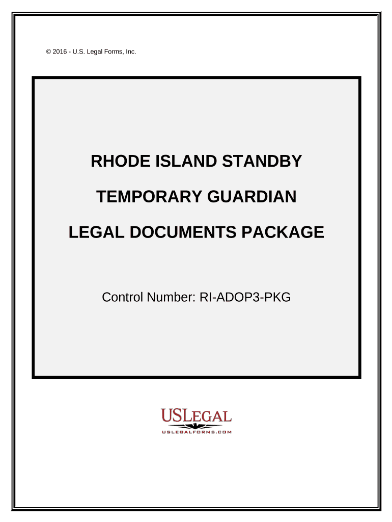 Rhode Island Legal  Form