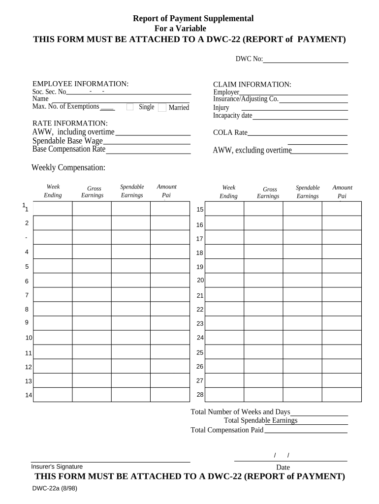 Payment Workers  Form