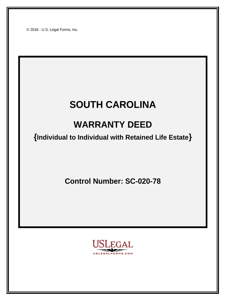 South Carolina Estate  Form