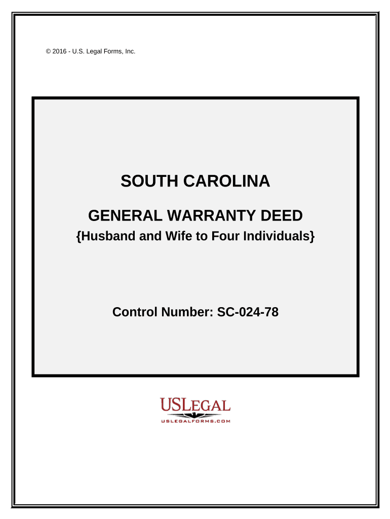 Sc Warranty Deed  Form