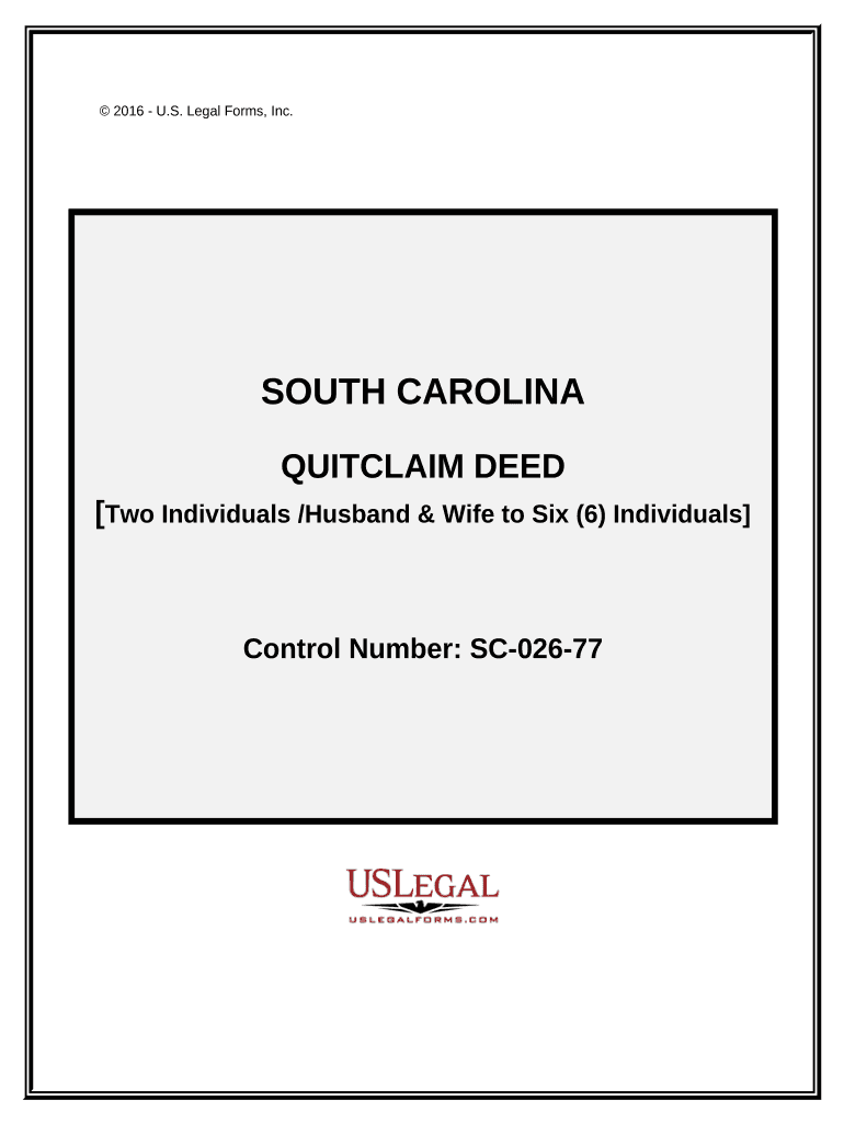 South Carolina Deed  Form