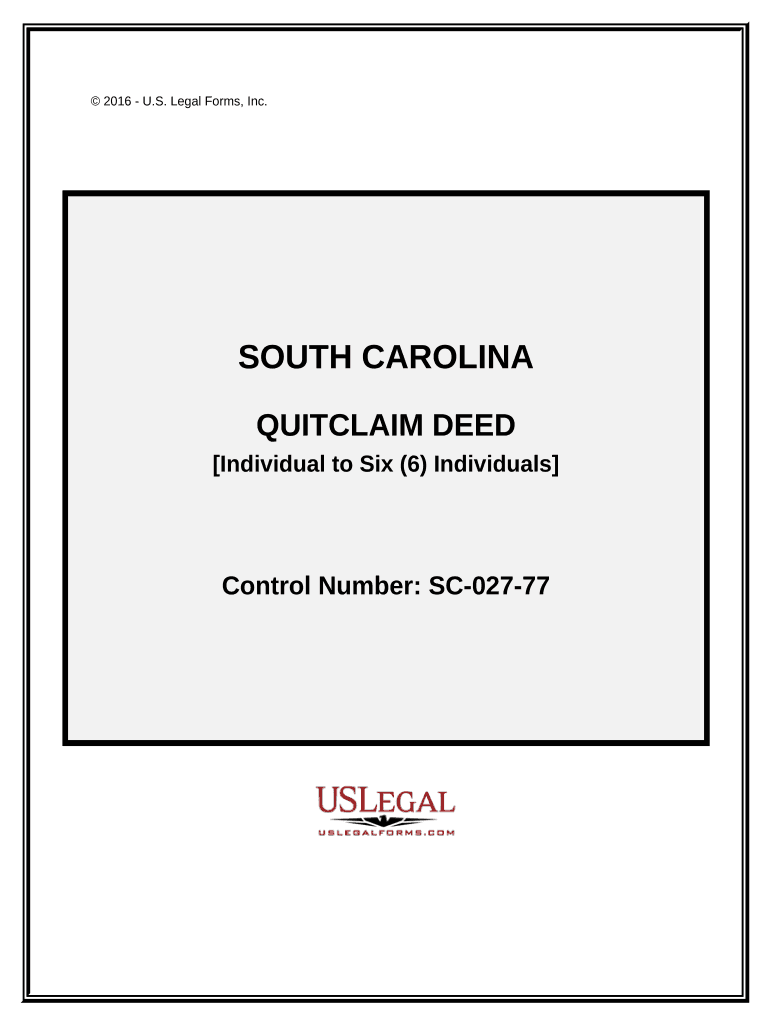 Quitclaim Deed from  Form