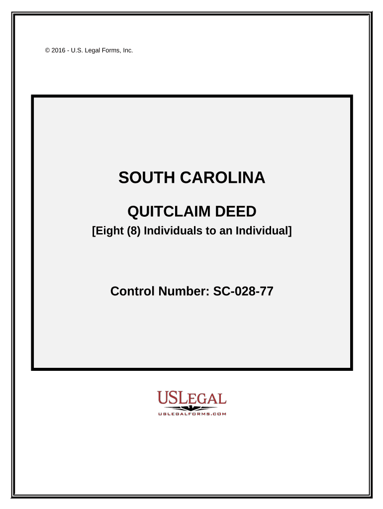 Sc Quitclaim Deed  Form