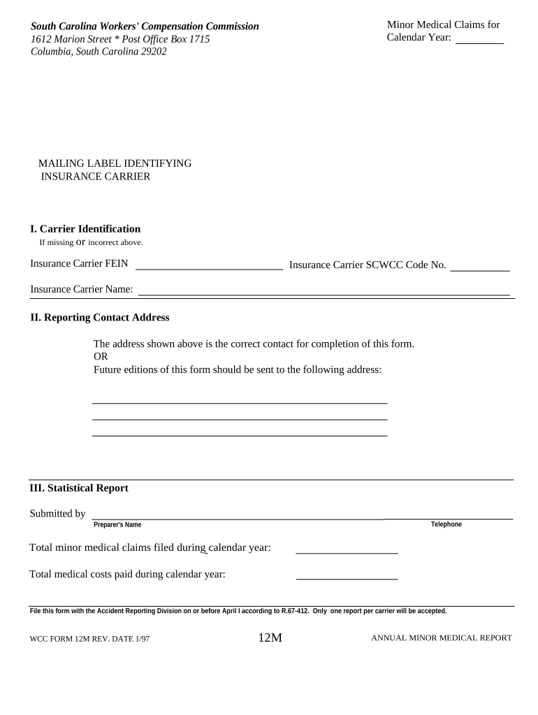 Sc Compensation Form