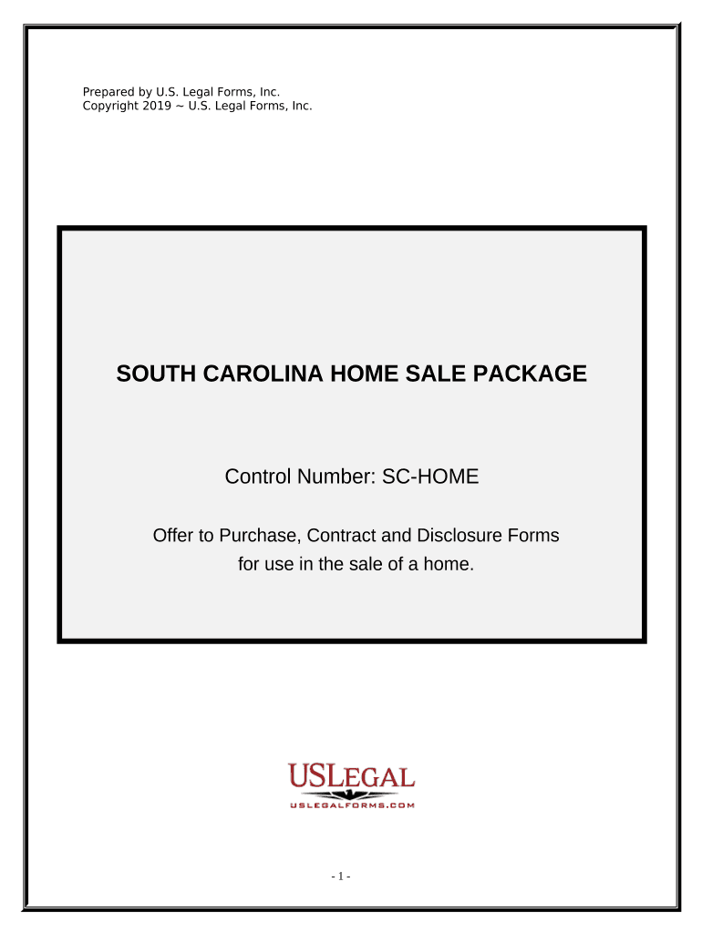 Real Estate Home Sales Package with Offer to Purchase, Contract of Sale, Disclosure Statements and More for Residential House so  Form