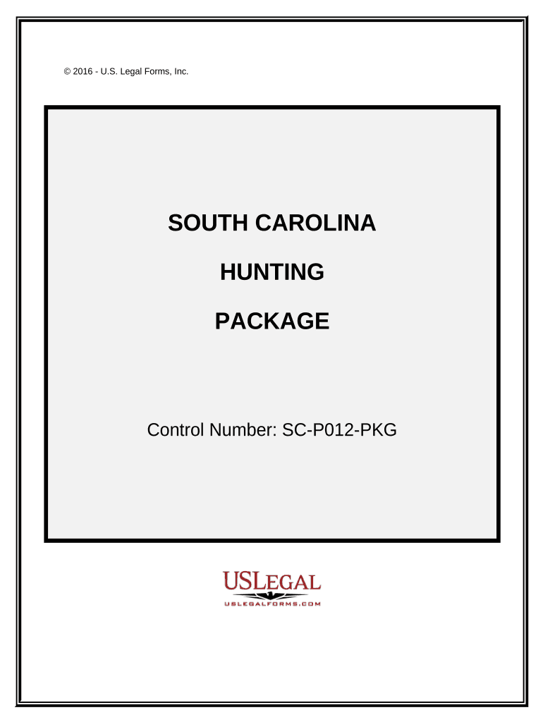 Hunting Forms Package South Carolina