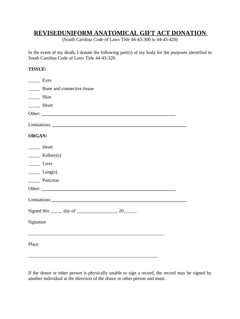 Gift Act  Form