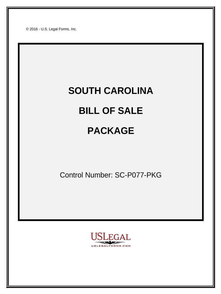 Sc Bill Sale  Form