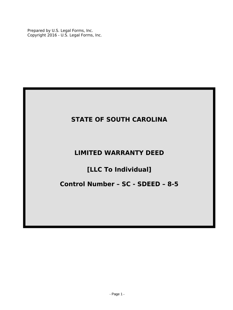 Sc Llc Company  Form