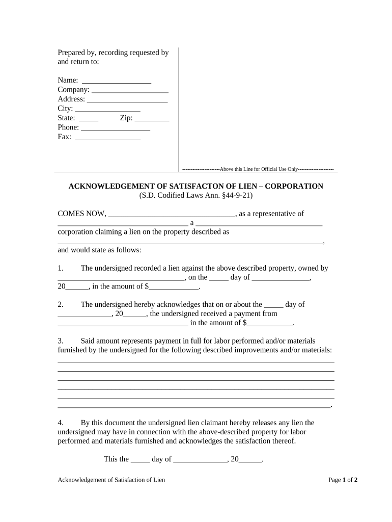 Sd Llc  Form