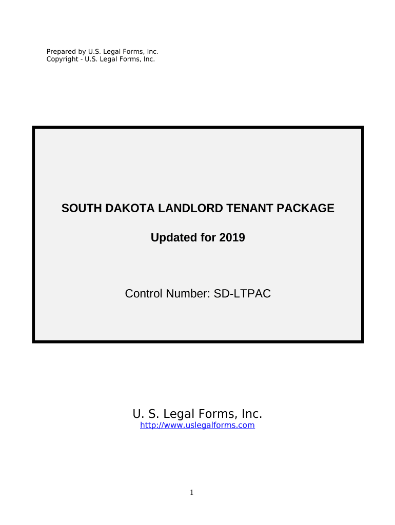 Sd Landlord Tenant  Form