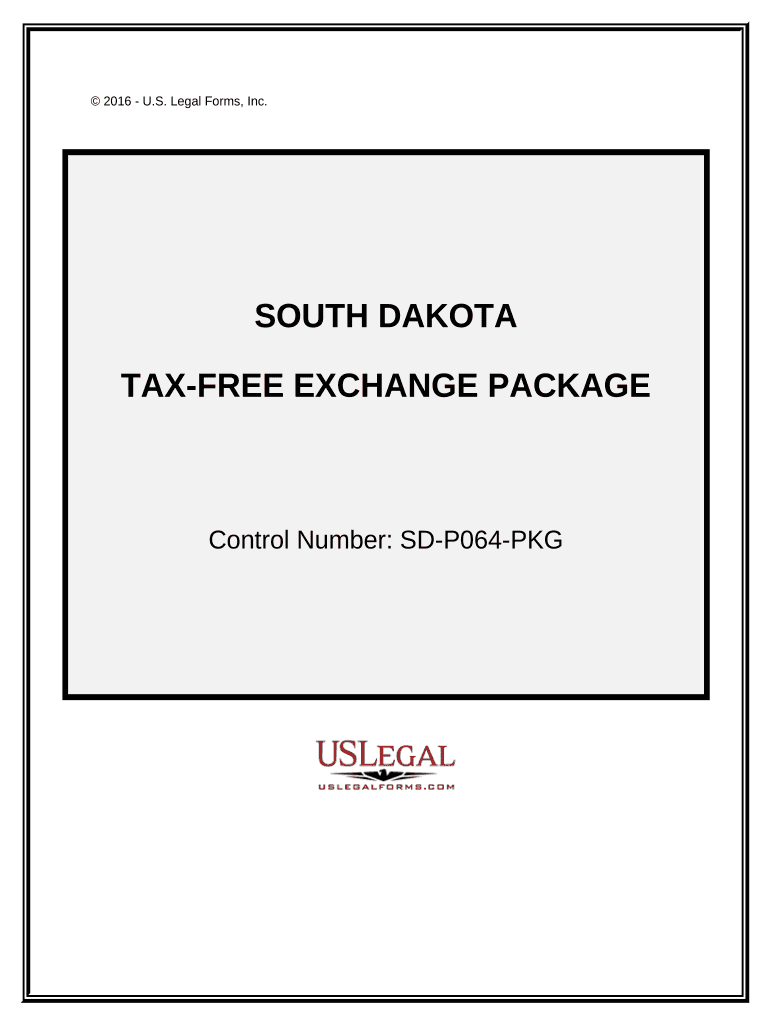 Tax Exchange Package South Dakota  Form