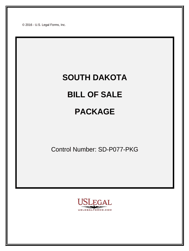 Sd Bill Sale  Form