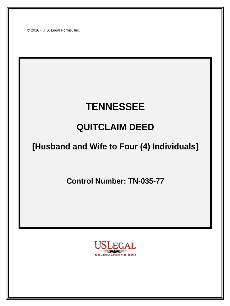 Tennessee Quitclaim Deed  Form