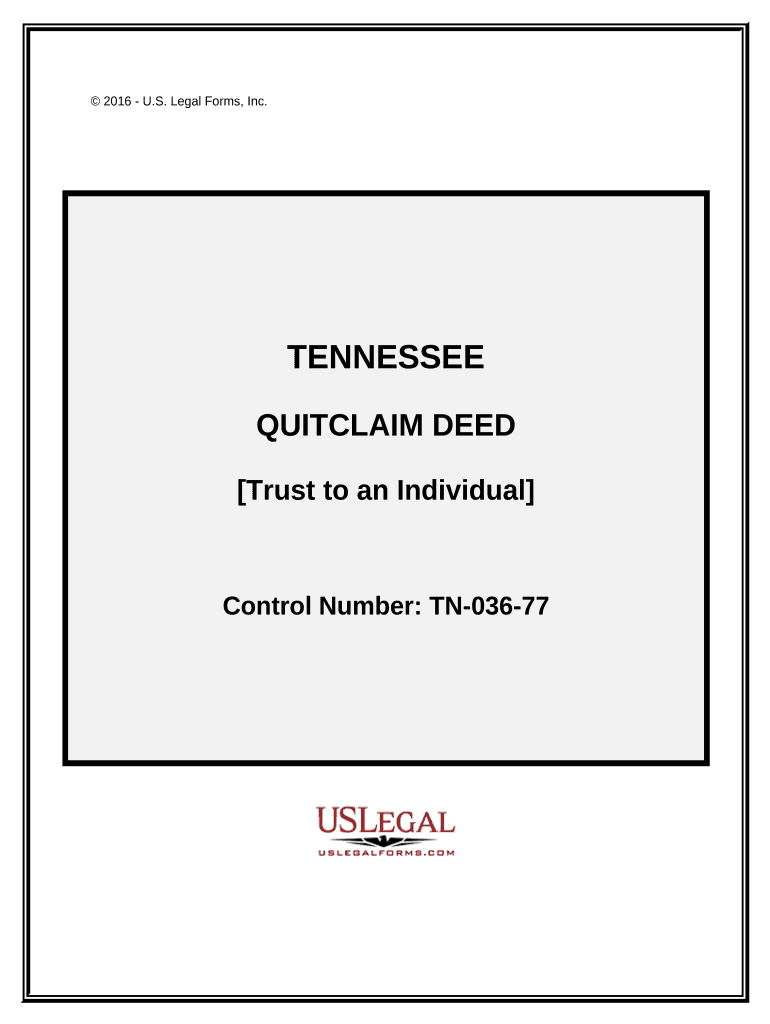 Tn Deed Trust  Form