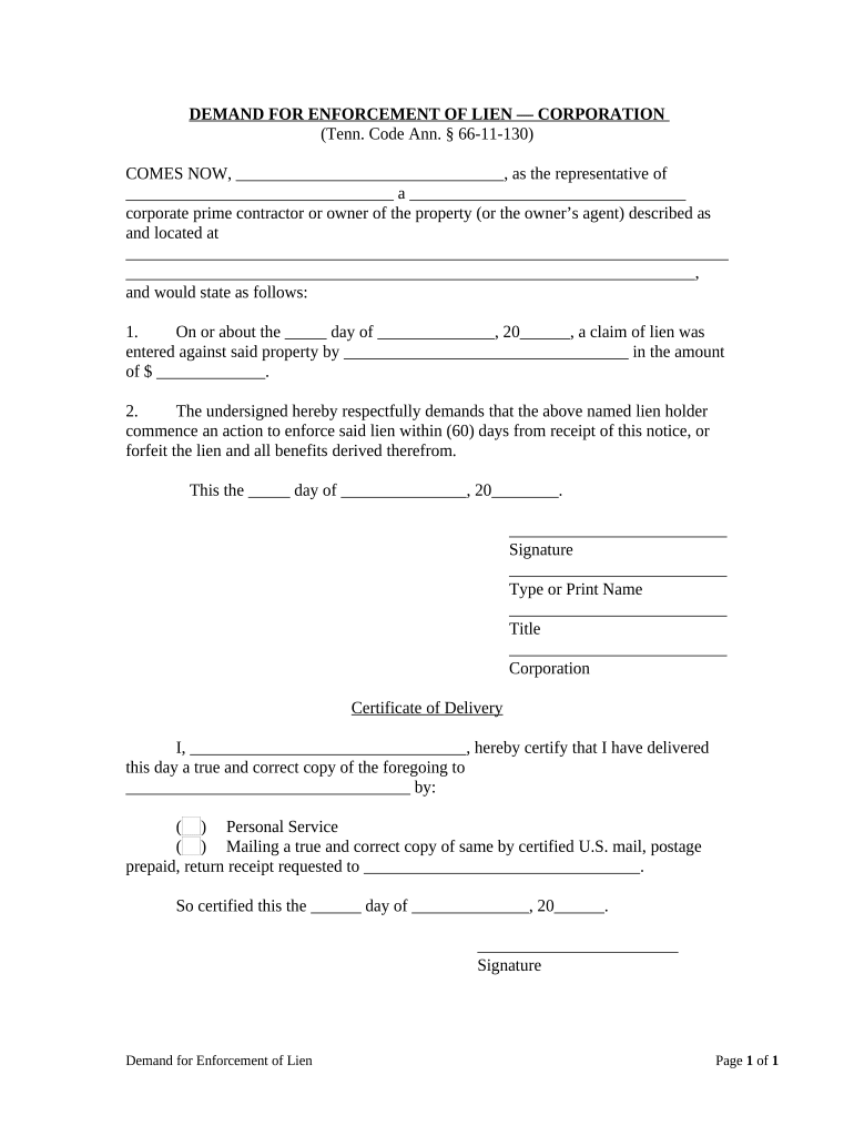 Tennessee Llc Company  Form