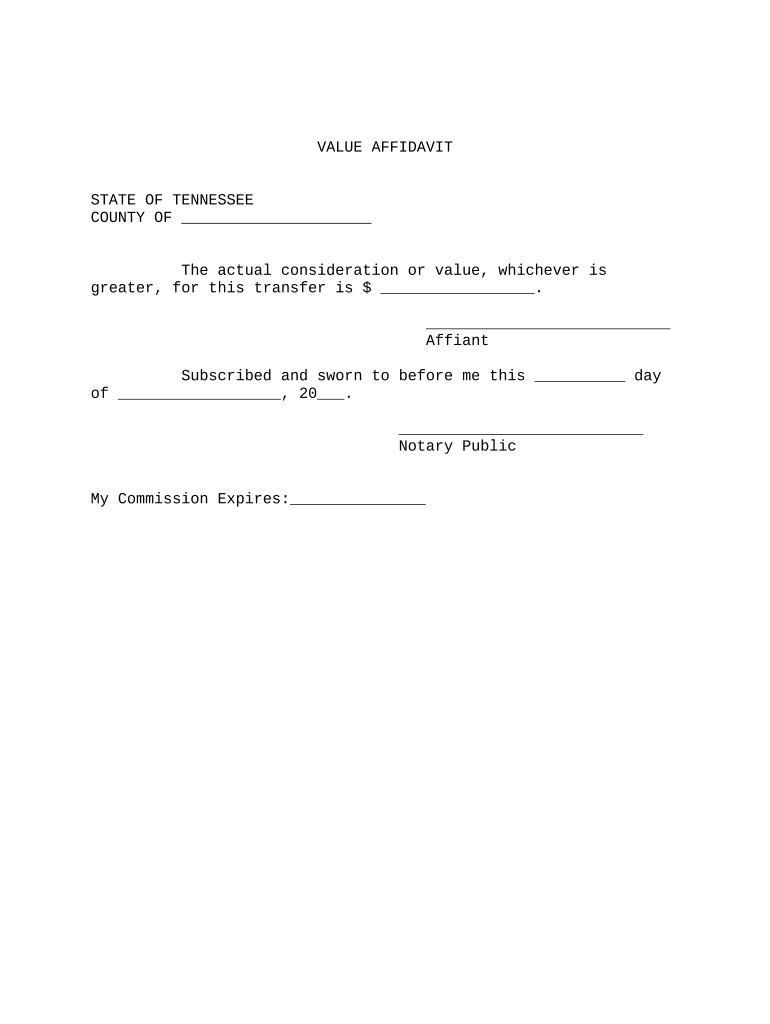 Tn Statement Property  Form