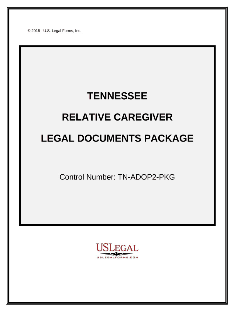 Tennessee Relative Caretaker Legal Documents Package Tennessee  Form