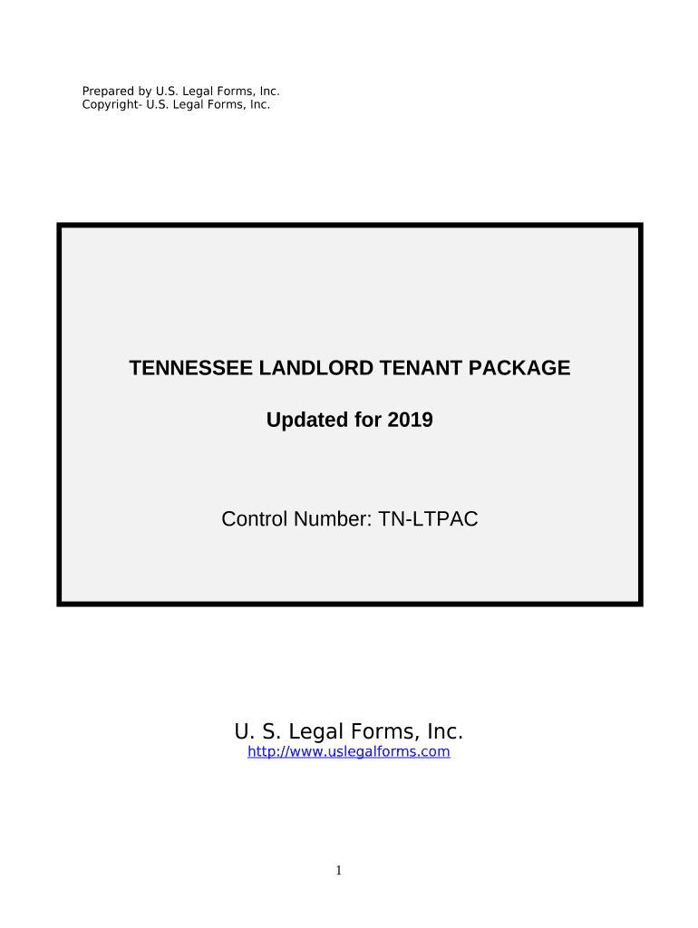 Fill and Sign the Tennessee Landlord 497326969 Form