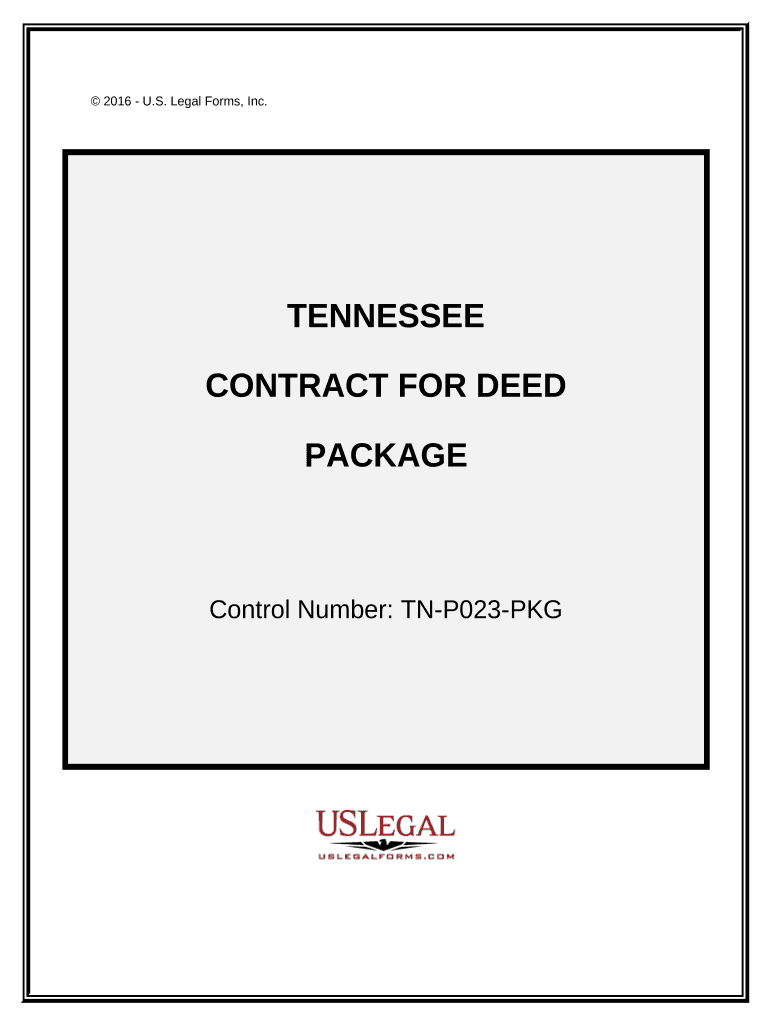 Tennessee Contract Deed  Form