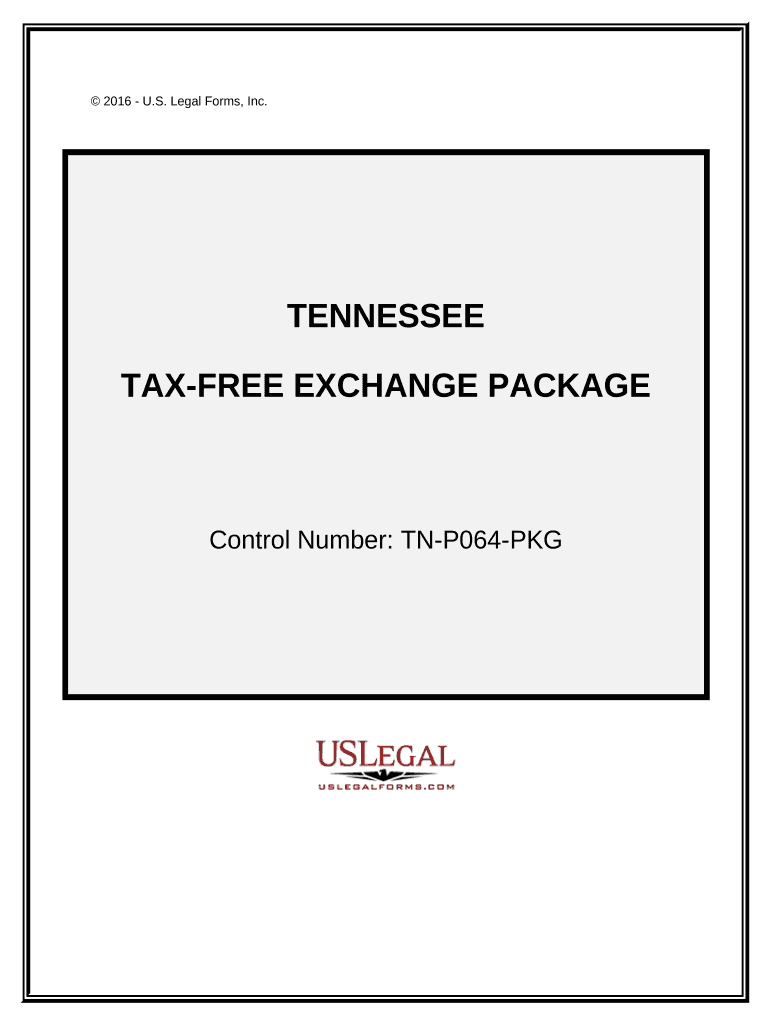 Tax Exchange Package Tennessee  Form