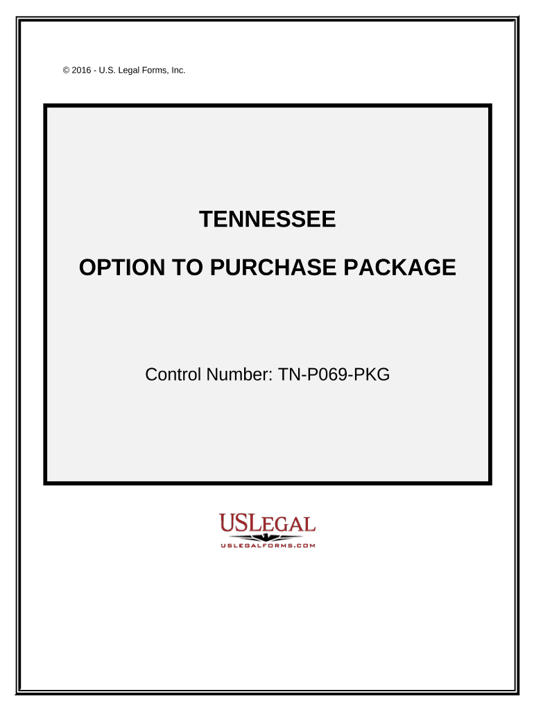 Option to Purchase Package Tennessee  Form
