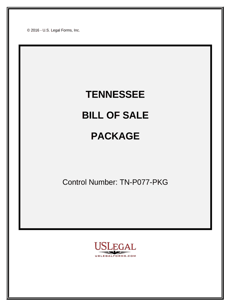 Tn Bill Sale  Form