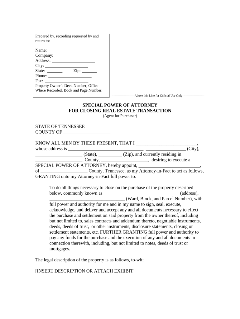 Real Estate Transaction Document  Form