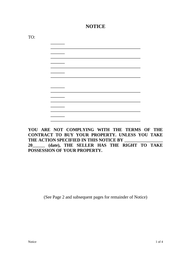 Texas Seller  Form