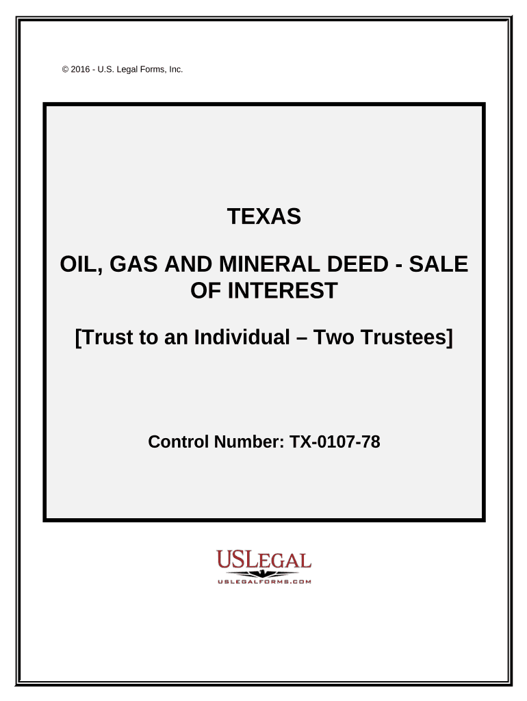 Oil Gas Mineral  Form