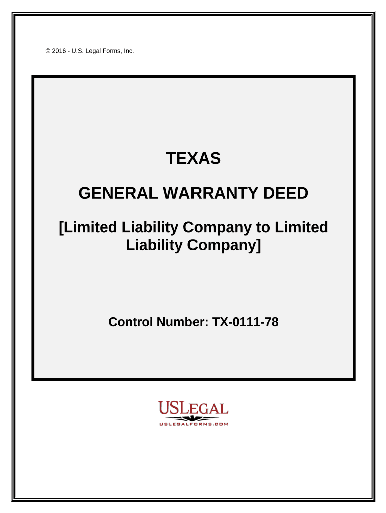 General Warranty Deed  Form