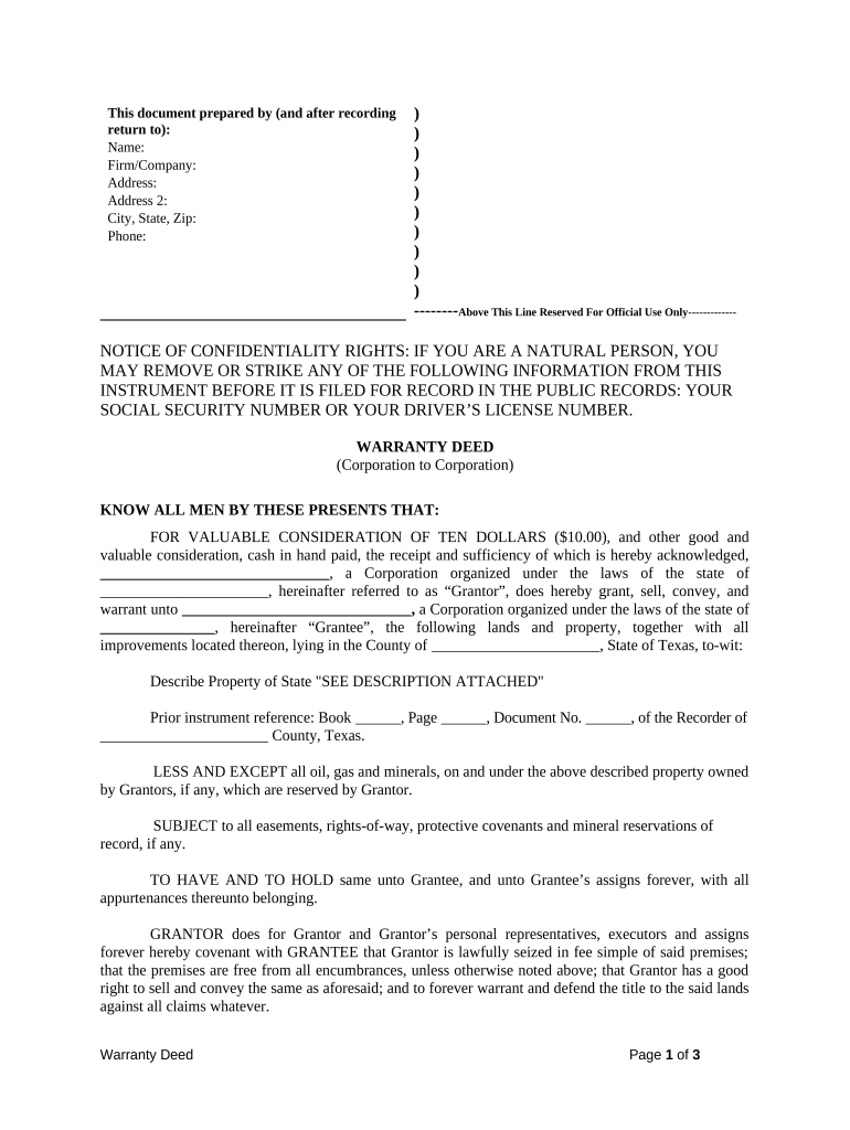 Tx Corporation File  Form